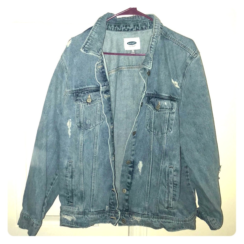 Distressed Denim Jacket